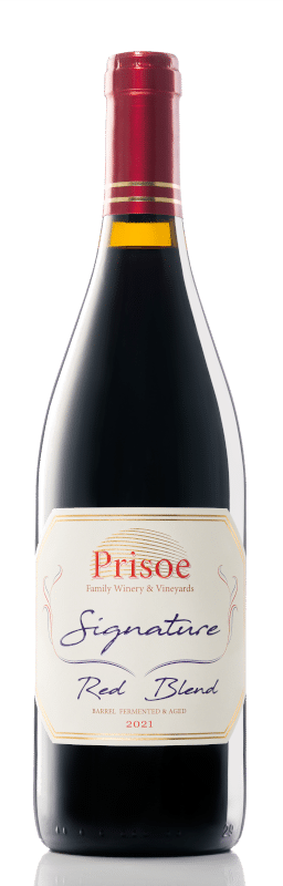 Prisoe Winery Signature Red Blend barrel fermented & aged