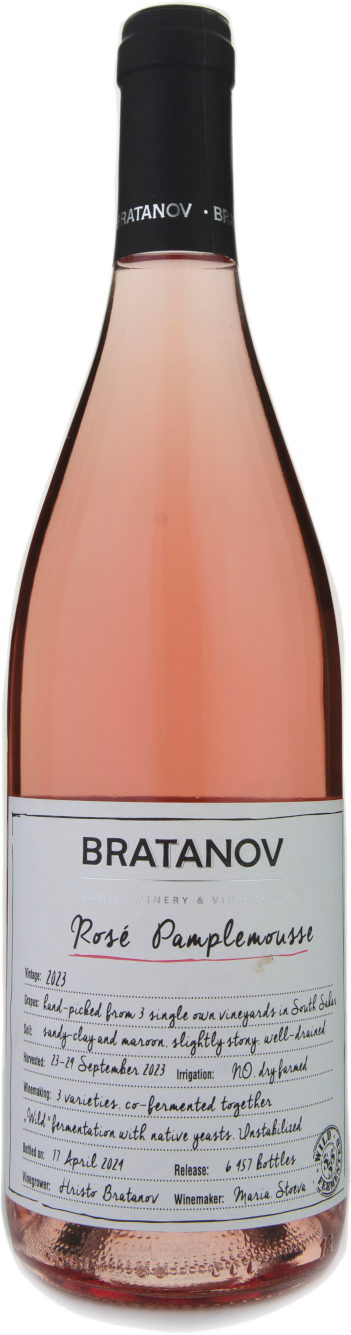 Bratanov ROSÉ PAMPLEMOUSSE 2022