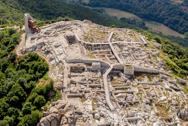 The temple of Dionysus in Perperikon